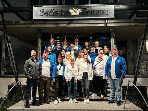 Bild 2 von 15: Besuch bei der Badischen Zeitung 2024